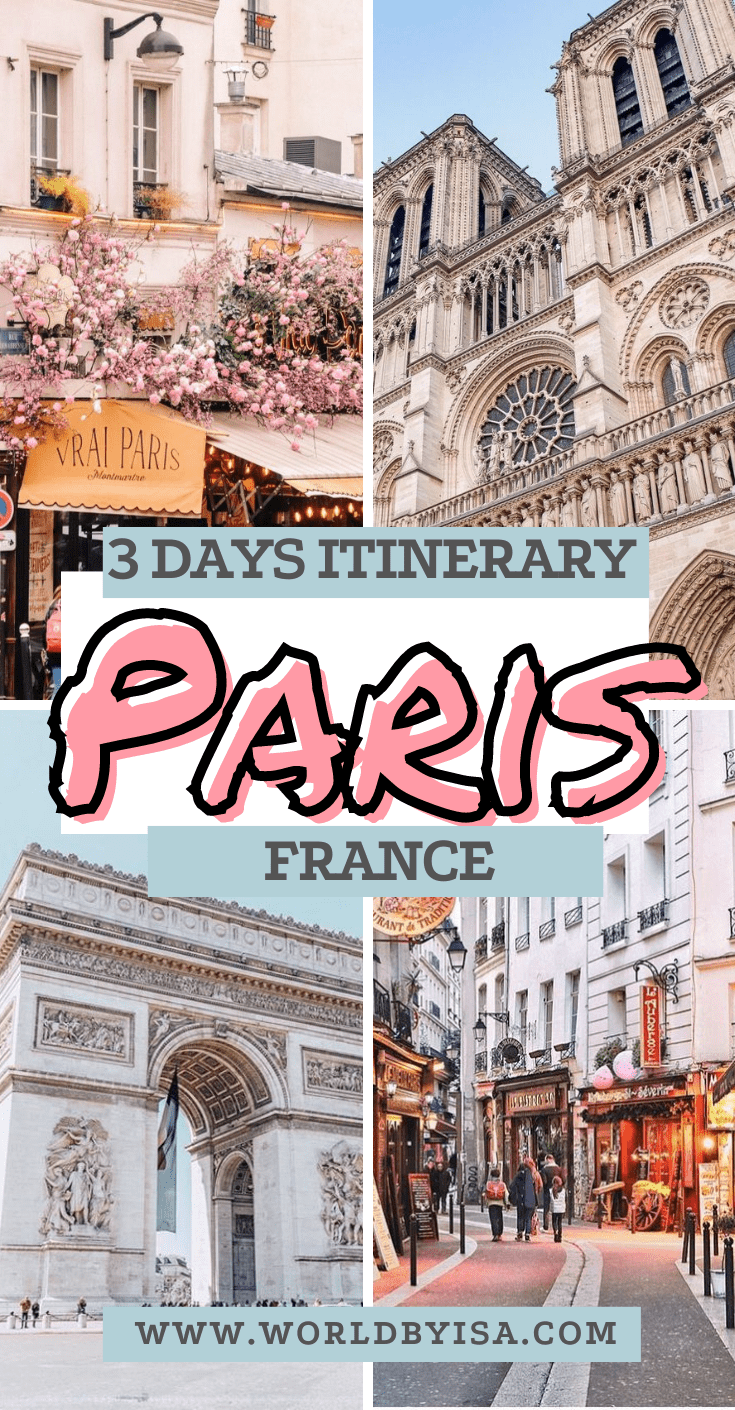 3 Days in Paris Itinerary for First-Timers