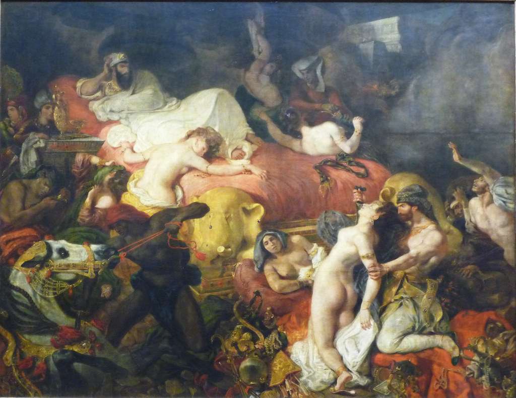  The Death of Sardanapalus one of the best paintings by Eugène Delacroix, and a ust see painting at the Louvre Museum.