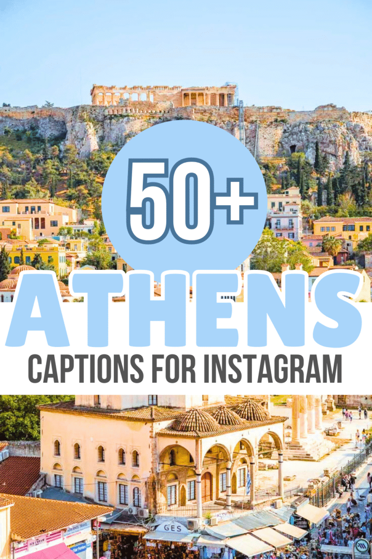 50+ Inspiring Athens Quotes and Captions for Instagram